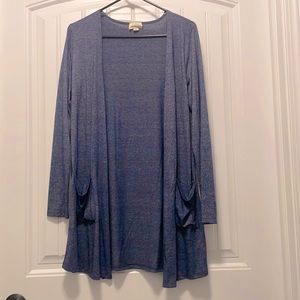 3/$25!! Blue marled wrap.